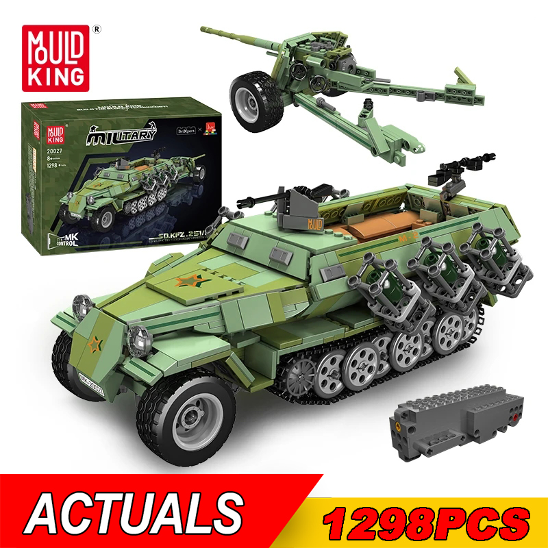 Lego Compatible Military Tank - Mould King-Military Remote Control Tank Building