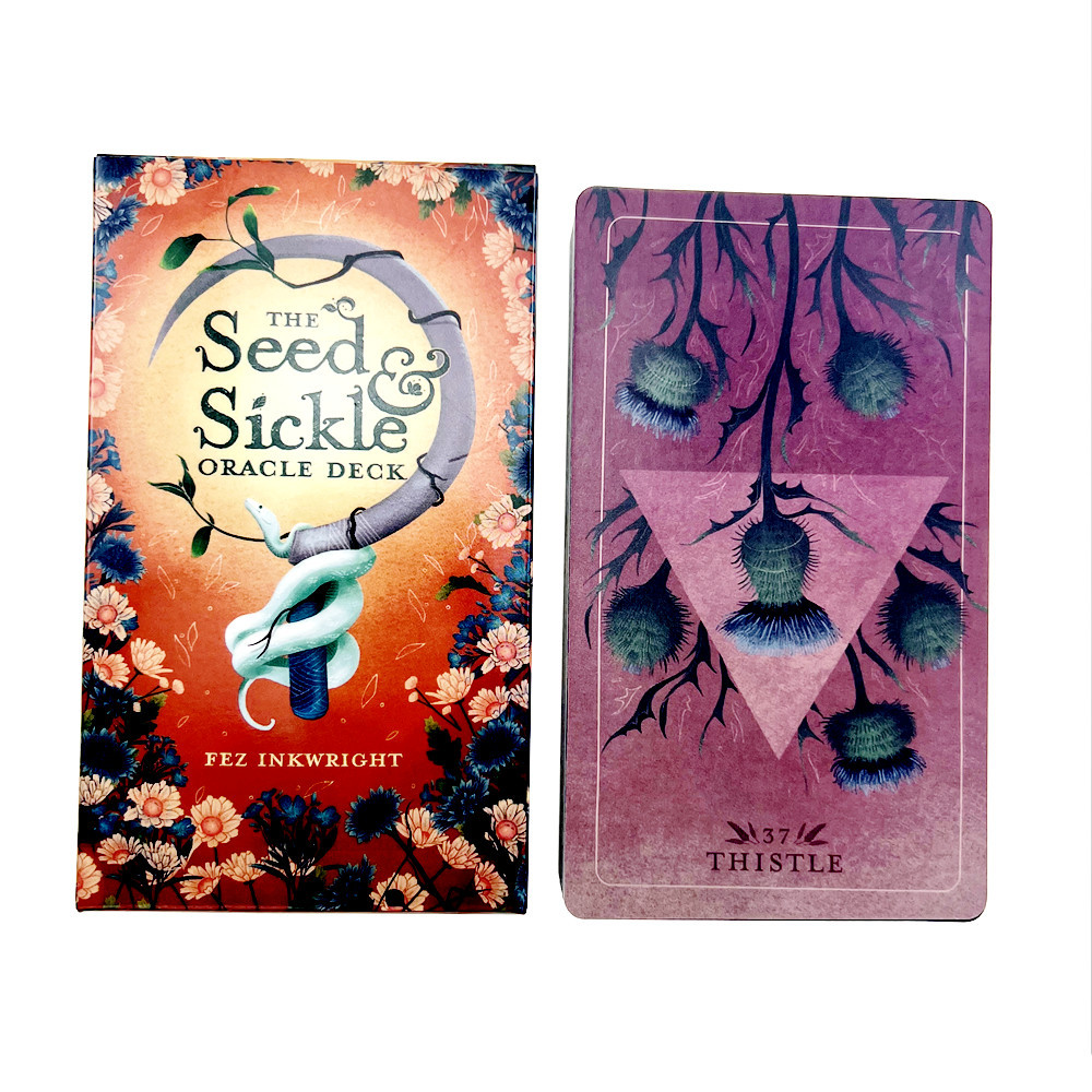 Tarot card game the seed foice - Tarot Cards Deck With Guidebook avaliação e preço