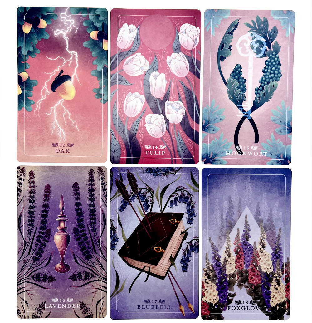 Tarot card game the seed foice - Tarot Cards Deck With Guidebook avaliação e preço