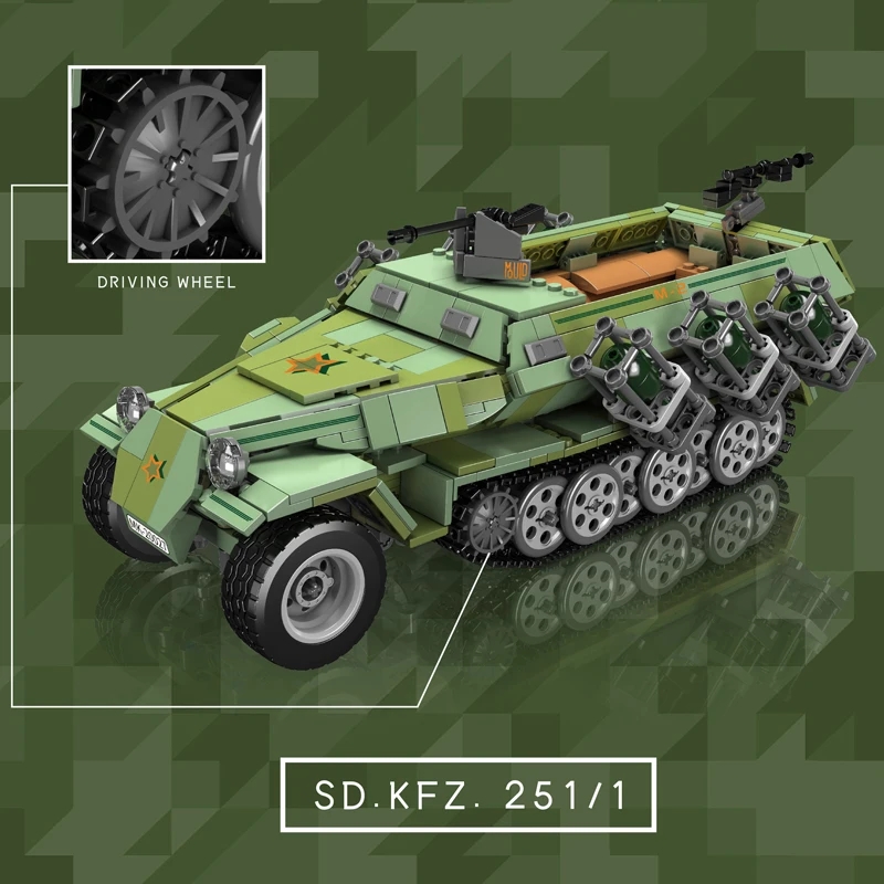 Mould King-Military Remote Con - Lego Compatible Military Tank avaliação e preço