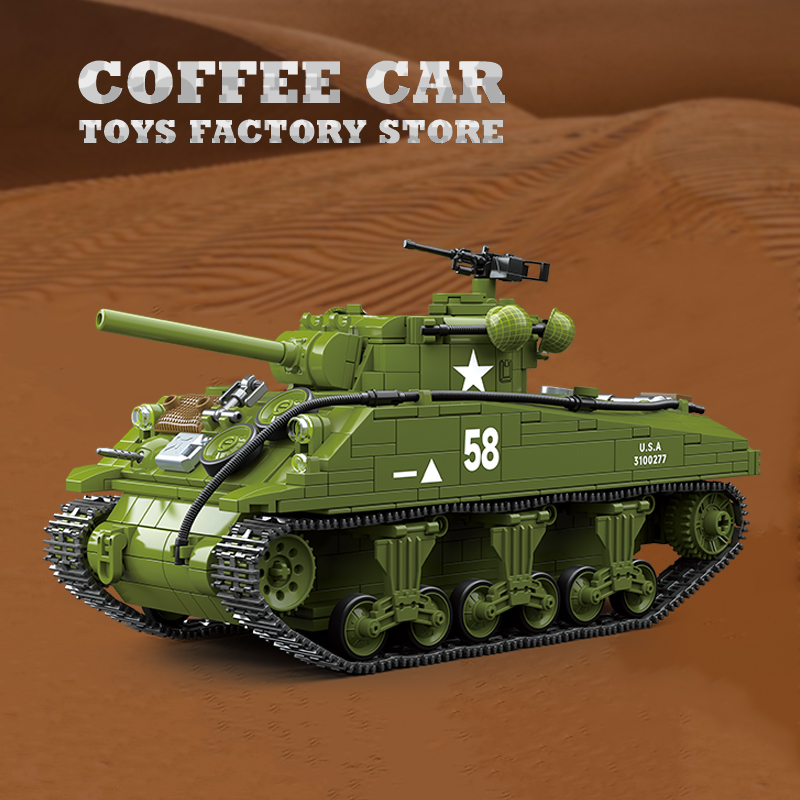 Blocos de Montar Tanque Médio  - Lego Compatible Military Tank avaliação e preço