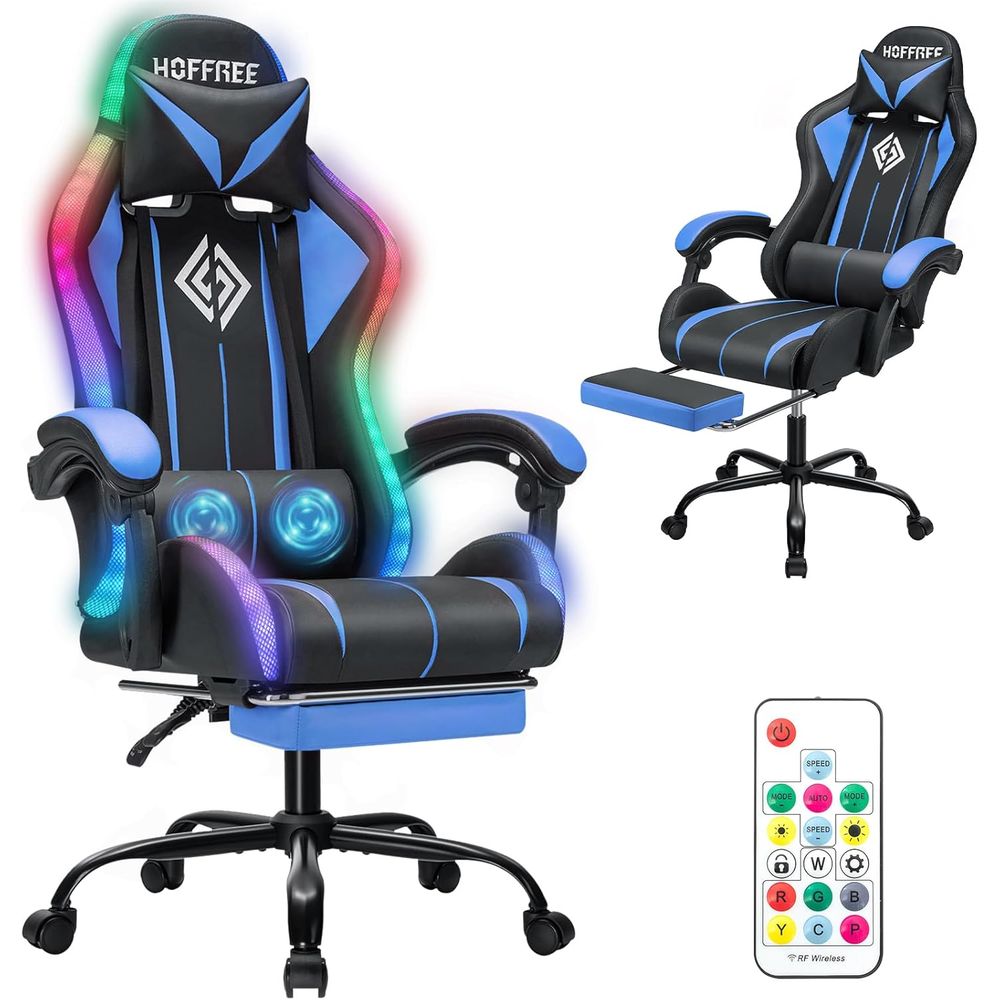 Cadeira Gamer LED com Massagem - Video Games avaliação e preço